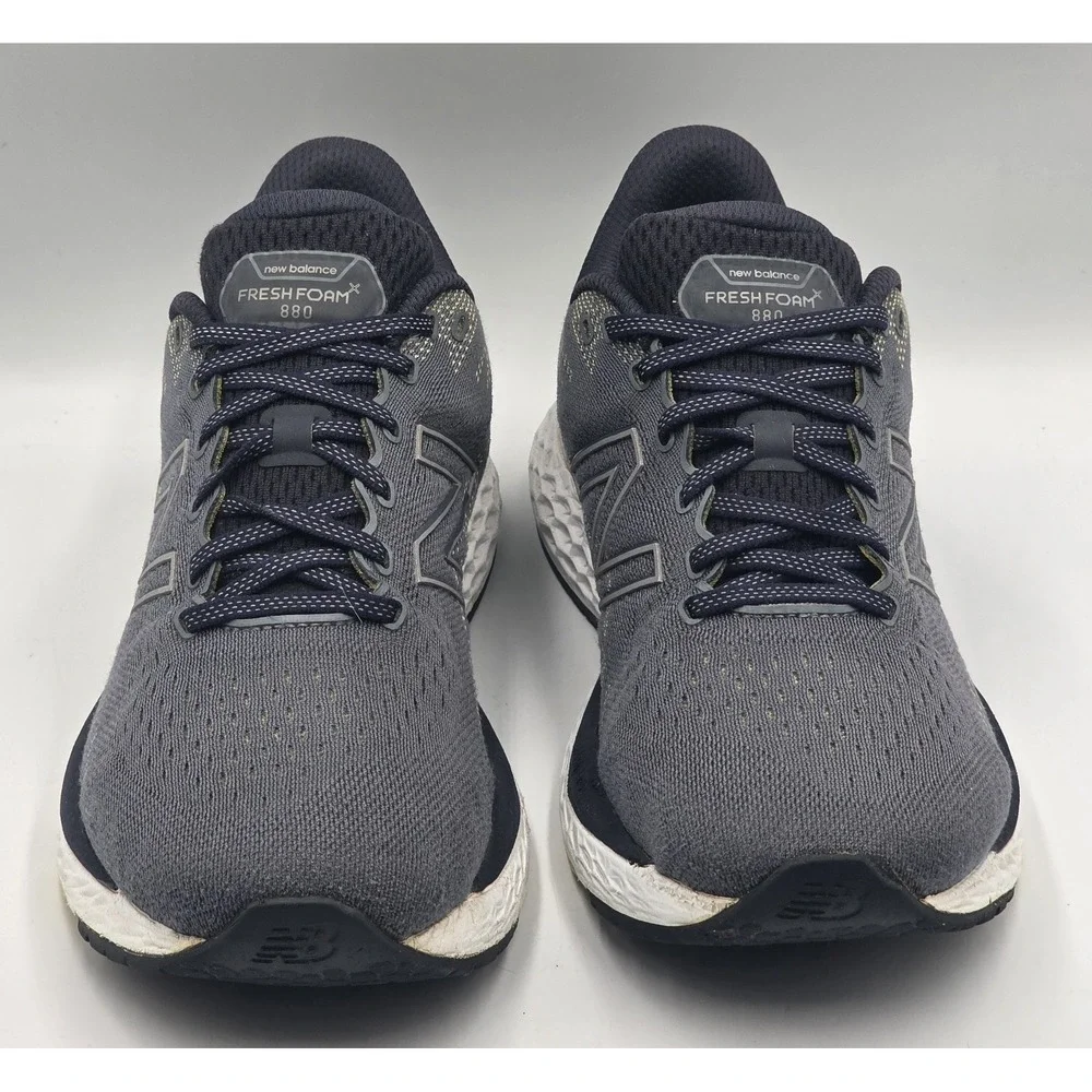 New Balance Fresh Foam 880v11 M880T11 Men's 11 2E Wide Ocean Grey Yellow